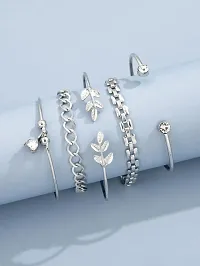 Fashions Link leaf High Fashion Multilayered Korean Bracelet-thumb3