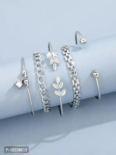 Fashions Link leaf High Fashion Multilayered Korean Bracelet-thumb4
