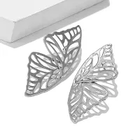 Web Wing Butterfly Golden Korean earrings Pair-thumb3