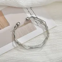 Yu Fashions Geometric polygon open cuff multi layer Korean bracelet bangle-thumb2