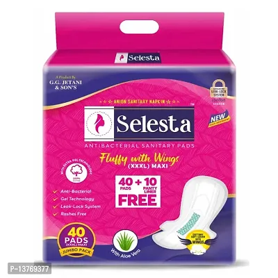 Selesta jumbo sanitary pads(XXXL) 40+10 PAD FREE-thumb0