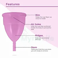 MYNA LIFE Reusable Menstrual Cup for Women(25ML)-thumb1