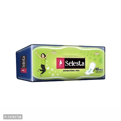 Selesta Antibacterial Sanitary Pads (Pack of 40) XXL