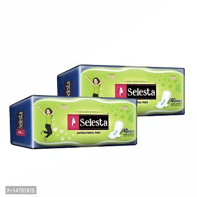 Selesta Antibacterial Sanitary Pads (Pack of 80) XXL-thumb3