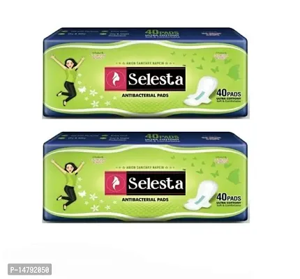 Selesta Antibacterial Sanitary Pads (Pack of 80) XXL-thumb0