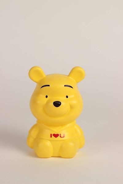 Pooh Piggy Bank for Kids yellow colour (money bank, coin bank, gullak)
