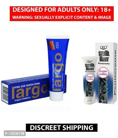 OTTO STAL HART BOO!TER GEL + LARGO ORIGINAL (GERMANY) FORMULA CREAM HELP MEN SE*X STAM*INA 100 ML