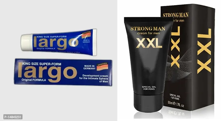 XXL GEL CREAM + LARGO GERMANY MAN XXL PENS-MAN AYURVEDIC NATURAL HERBAL GROWTH PRIVATE PART 100 ML EFFECTIVE CREAM