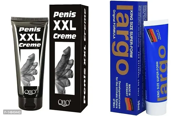 XXL GEL CREAM + LARGO GERMANY MAN XXL PENS-MAN AYURVEDIC NATURAL HERBAL GROWTH PRIVATE PART 100 ML EFFECTIVE CREAM