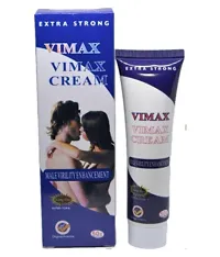 7.34 Inch Effective Silicone Reusable/Washable Penis Extension Sleeve Condom + Vimax Cream MASSAGING AND ENHANCING STRONG 100% Safe Cream For Men 50g-thumb2