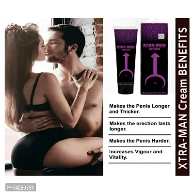 6.93 Inch Baile Black Multi African Dick Sleeve - Extension Extender Condom Unique Penis  + Xtra Man XXL CREME Bigger Strong Man Enlarger Max Size Cream Gold Largo Extra 50 ml-thumb3