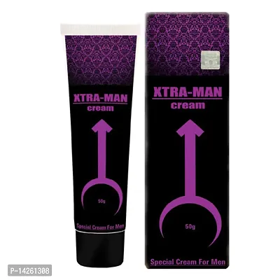 Xtra Man XXL CREME Bigger Strong Man Enlarger Max Size Cream Gold Largo Extra 50 ml + MULTI EXTENSION 7.39 INCH LONG SLEEVE UNIQUE - DOUBLE HOLE BLACK SILICONE CCONDOM-thumb3