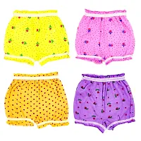 Stylish Multicoloured Cotton Blend Printed Bloomer For Girls Pack Of 12-thumb1