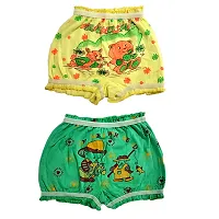 Stylish Cotton Printed Bloomers For Kids- Pack Of 12-thumb1