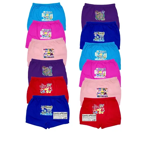 Stylish Panty Sleep Wear For Kids Pack Of 12