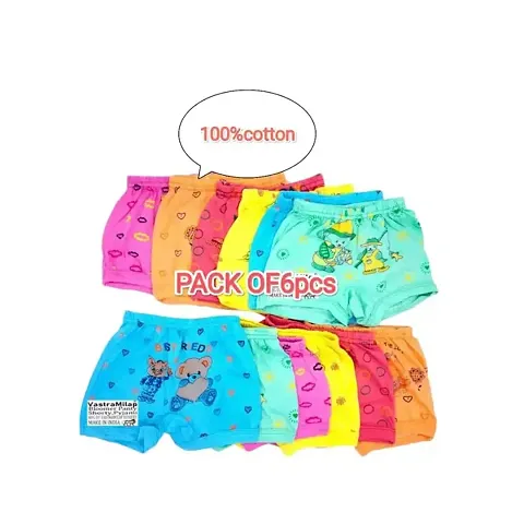 Comfy Cotton Blend Printed Panty For Kids