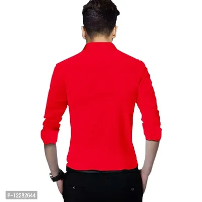 Stylish Cotton Slim Fit Casual Shirt For Mens-thumb2