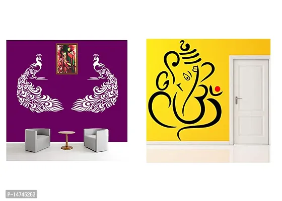 DIY Reusable Design Painting Wall Stencils Pack of 2  Suitable For Home Wall Decor