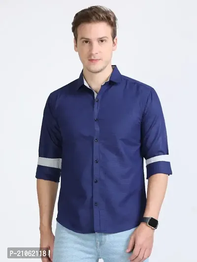 Pure Cotton Premium Quality Navyblue Shirt
