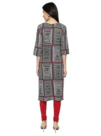 KB CREATION Stylish Straight Cotton Printed Round Kurti Combo for Girls and Women-thumb3