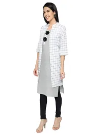 trendy stylish straight jacket kurta for women-thumb3