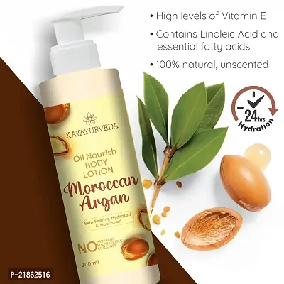 KAYAYURVEDA Ayurvedic Moroccan Argan Oil Body Lotion-thumb4