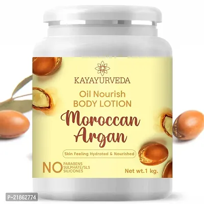 KAYAYURVEDA Moroccan Argan Oil Body Lotion for Skin Feeling Hydrated  Nourished