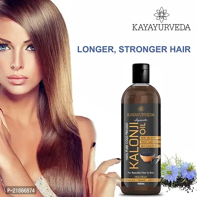 KAYAYURVEDA Cold Pressed Kalonji Oil - Black Seed Oil - For Hair  Skin Hair Oil-thumb5