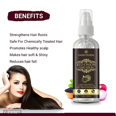 KAYAYURVEDA Onion Hair Serum for Silky  Smooth Hair-thumb4