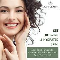 KAYAYURVEDA Cold Pressed Olive Oil for Skin, Hair  Lips | For Strong Healthy Hair and Shiny Skin Hair Oil-thumb3