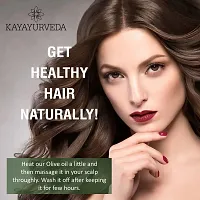 KAYAYURVEDA Cold Pressed Olive Oil for Skin, Hair  Lips | For Strong Healthy Hair and Shiny Skin Hair Oil-thumb4