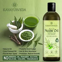 KAYAYURVEDA Neem Oil for Hair  Skin Hair Oil-thumb1