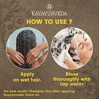 KAYAYURVEDA Onion Hair Fall Shampoo for Hair Growth  Hair Fall Control, with Red Onion  Black Seed for Men, Women-thumb2