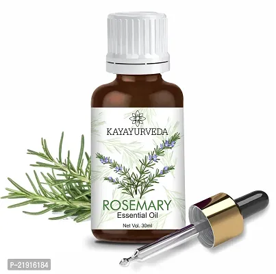 KAYAYURVEDA Rosemary Essential Oil - 100% Pure Therapeutic Grade Rosemary Oil