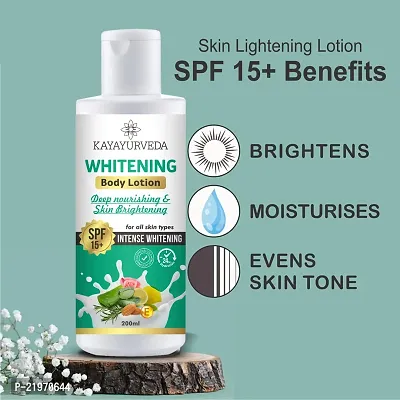 KAYAYURVEDA Whitening body Lotion SPF15+ Skin Lighten  Brightening Lotion-thumb2