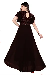 Stylish Fancy Georgette Ethnic Gown For Women-thumb1
