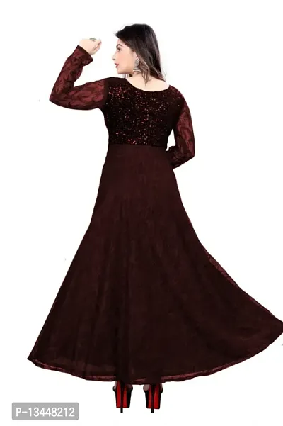 Stylish Fancy Polyester Ethnic Gown For Women-thumb4