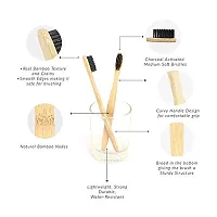 Mini Storify Truly Organic 1.Bamboo Cotton ear bud/swab|80 stem|2.Kids bamboo toothbrush - Oral Care|2.bamboo tongue cleaner|2 Oval Loofah/Loufah Pad, Sponge Body scrubber|4.Bamboo Straw (8"")(PACK-11)-thumb4