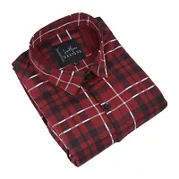 COTTON BLEND-CHECK SHIRT FOR MEN-thumb2