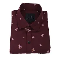 COTTON  BLEND CASUAL-FLORAL PRINTED SHIRT FOR MEN-thumb2