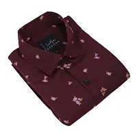 COTTON  BLEND CASUAL-FLORAL PRINTED SHIRT FOR MEN-thumb1