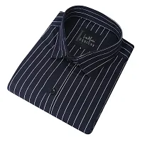 COTTON BLEND-STRIPED SHIRT FOR MEN-thumb1