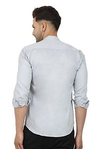 Trendy Cotton Blend Long Sleeves Casual Shirt-thumb1