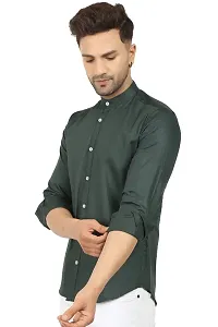 Trendy Cotton Blend Long Sleeves Casual Shirt-thumb2