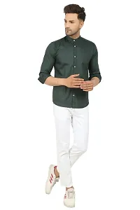 Trendy Cotton Blend Long Sleeves Casual Shirt-thumb4