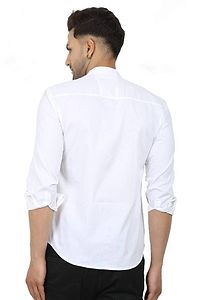 Trendy Cotton Blend Long Sleeves Casual Shirt-thumb1