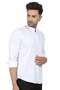Trendy Cotton Blend Long Sleeves Casual Shirt-thumb3
