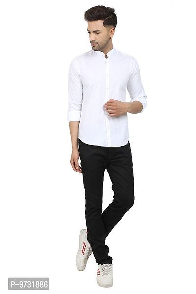 Trendy Cotton Blend Long Sleeves Casual Shirt-thumb5