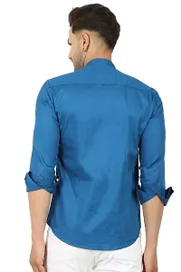 Trendy Cotton Blend Long Sleeves Casual Shirt-thumb3