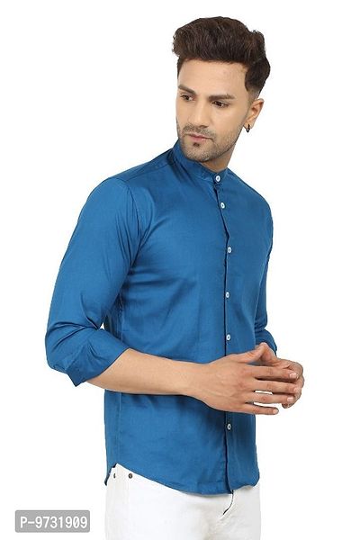 Trendy Cotton Blend Long Sleeves Casual Shirt-thumb2